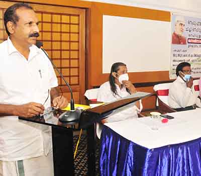 NPF Presidential addressing of it's Chairman S.Pradeep Kumar